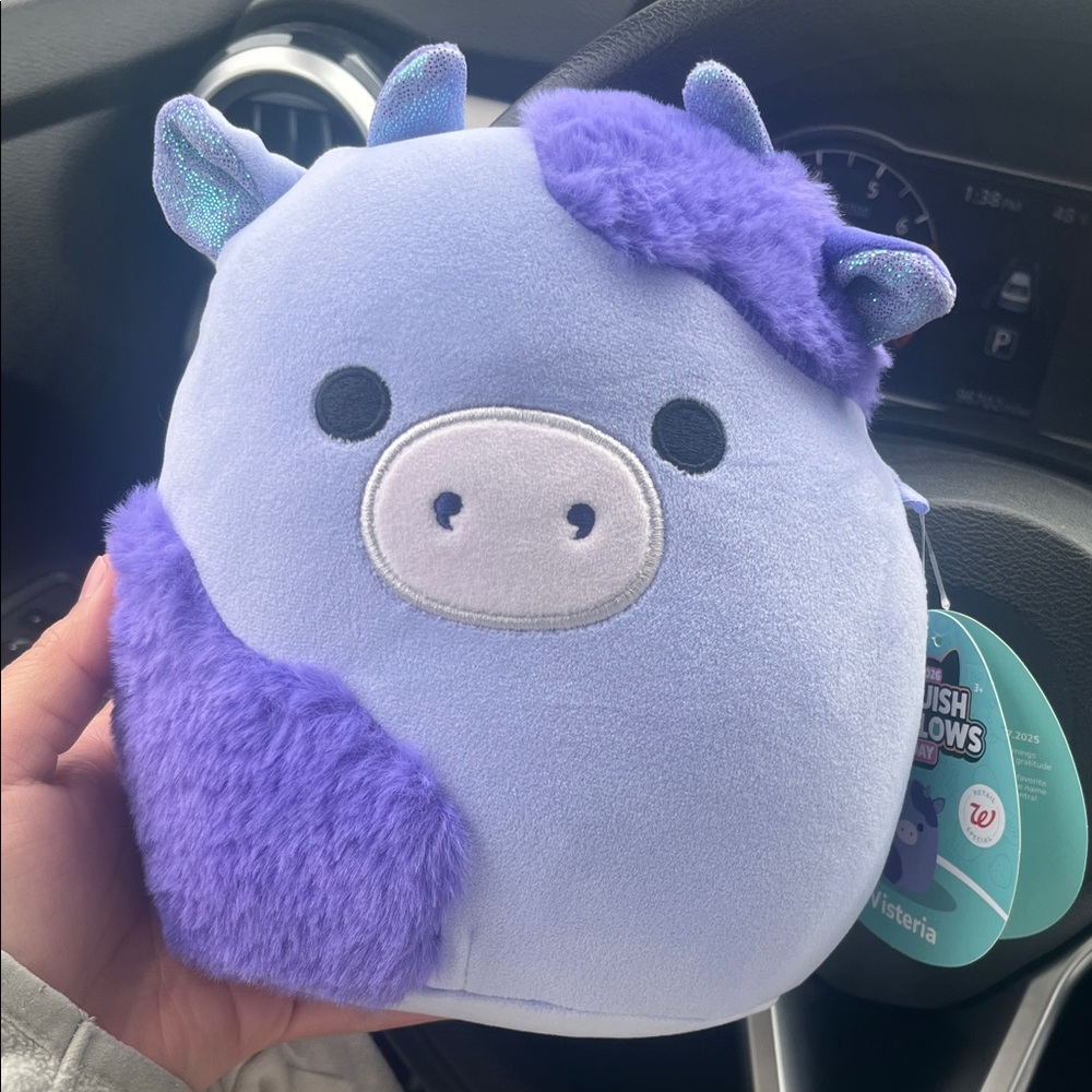 Squishmallows Lavender and Light Blue Plush